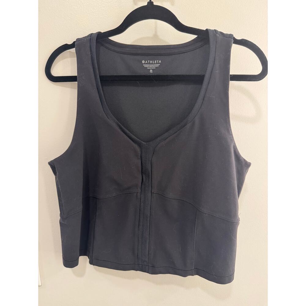 Athleta Crop Tank Women's Top - Black XL